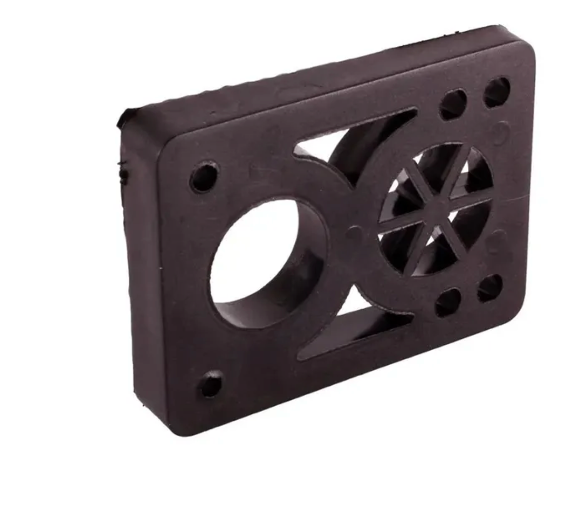 D STREET BLACK RISERS - 1/2 INCH