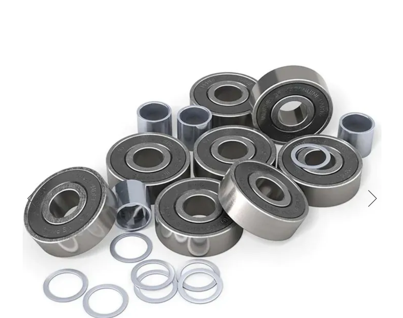 Independent Genuine Parts GP-B Skateboard Bearings - Black (Pack of 8)
