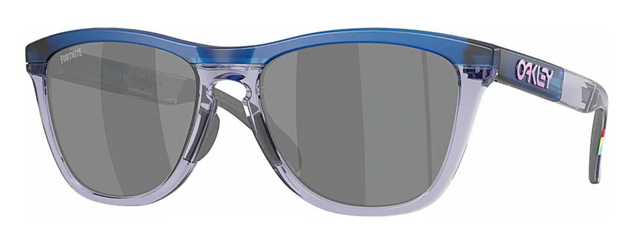 OAKLEY FROGSKINS FORTNITE - MATTE TRANS BLUE- PRIZM BLACK