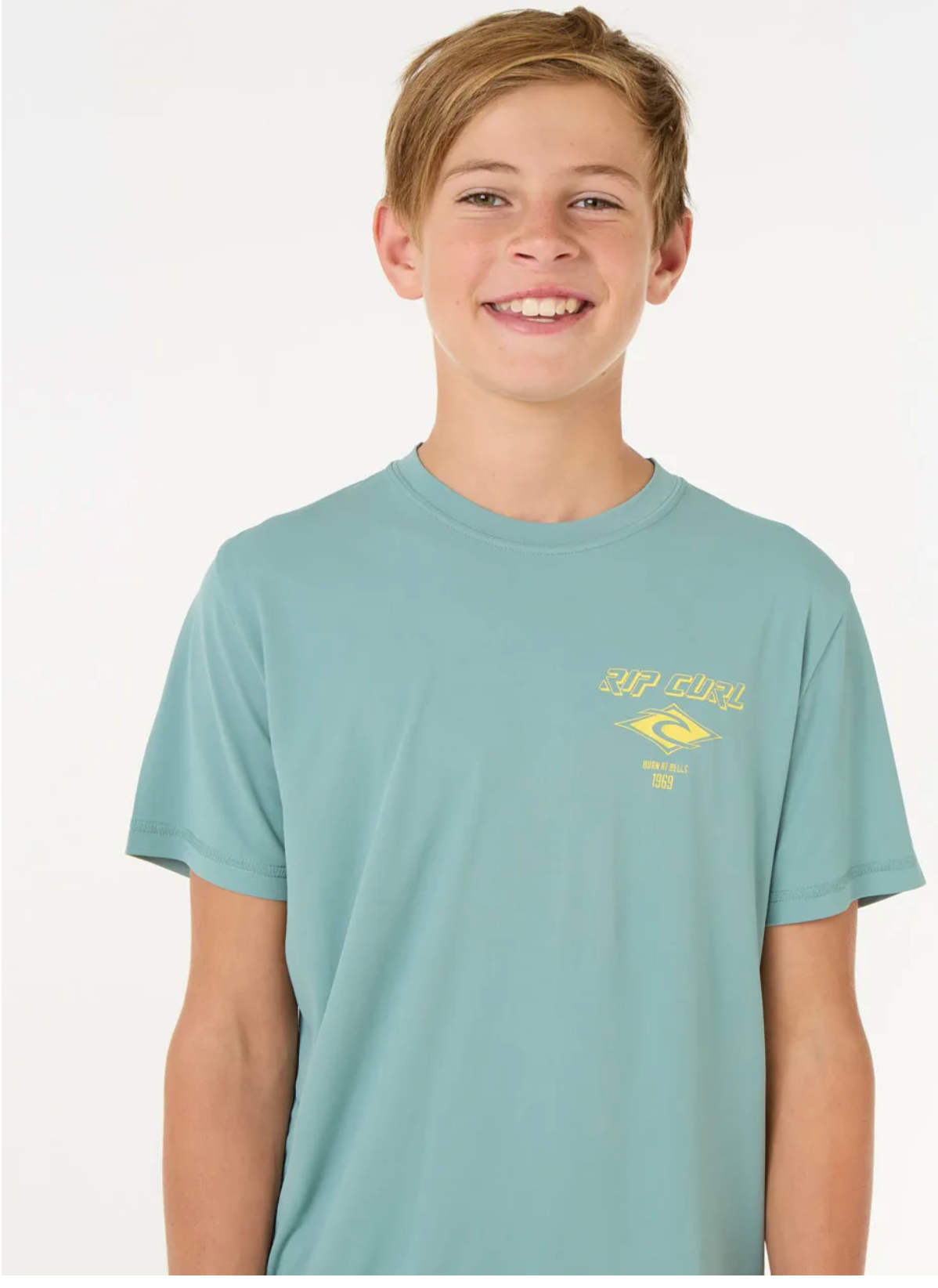 Ripcurl Icons Surflite UPF Short Sleeve Rash Vest Boy