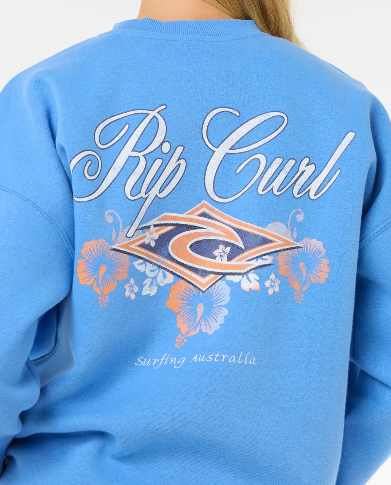 Rip Curl Hibiscus Diamond Heritage Crew Fleece