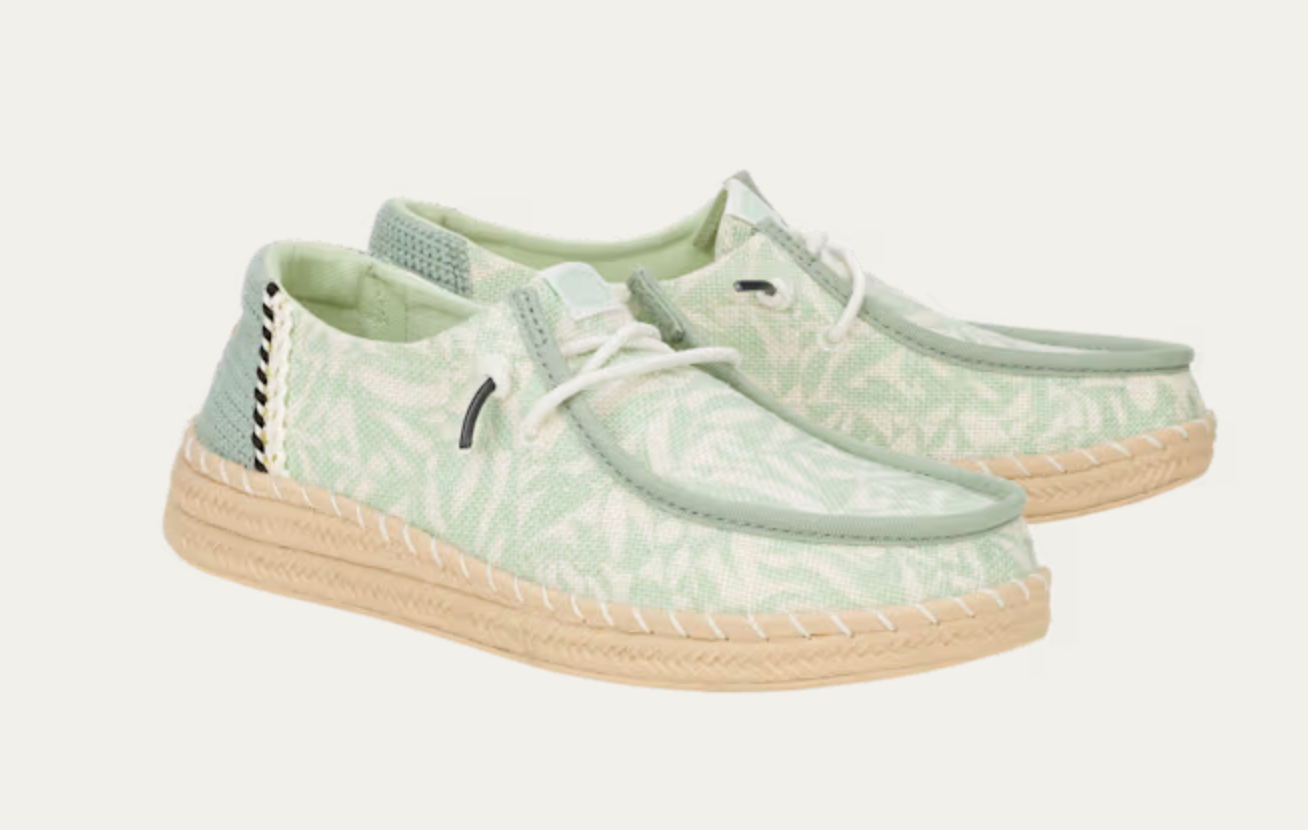 HEY DUDE Wendy Espadrille Retro Palm