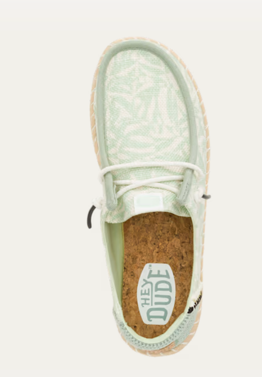 HEY DUDE Wendy Espadrille Retro Palm