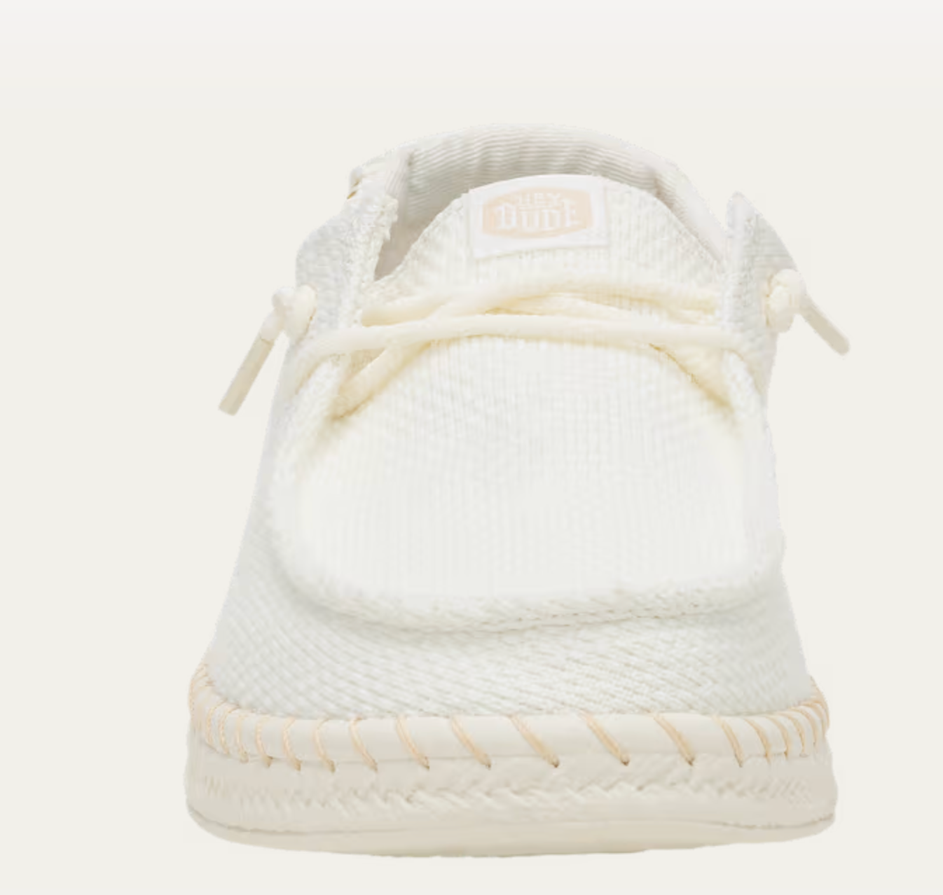 HEY DUDE Wendy Espadrille Woven -WHITE -