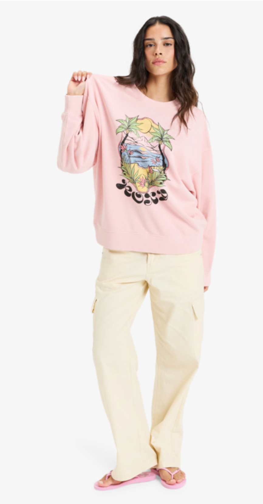 ROXY Lineup - Crew Neck Sweatshirt for Women