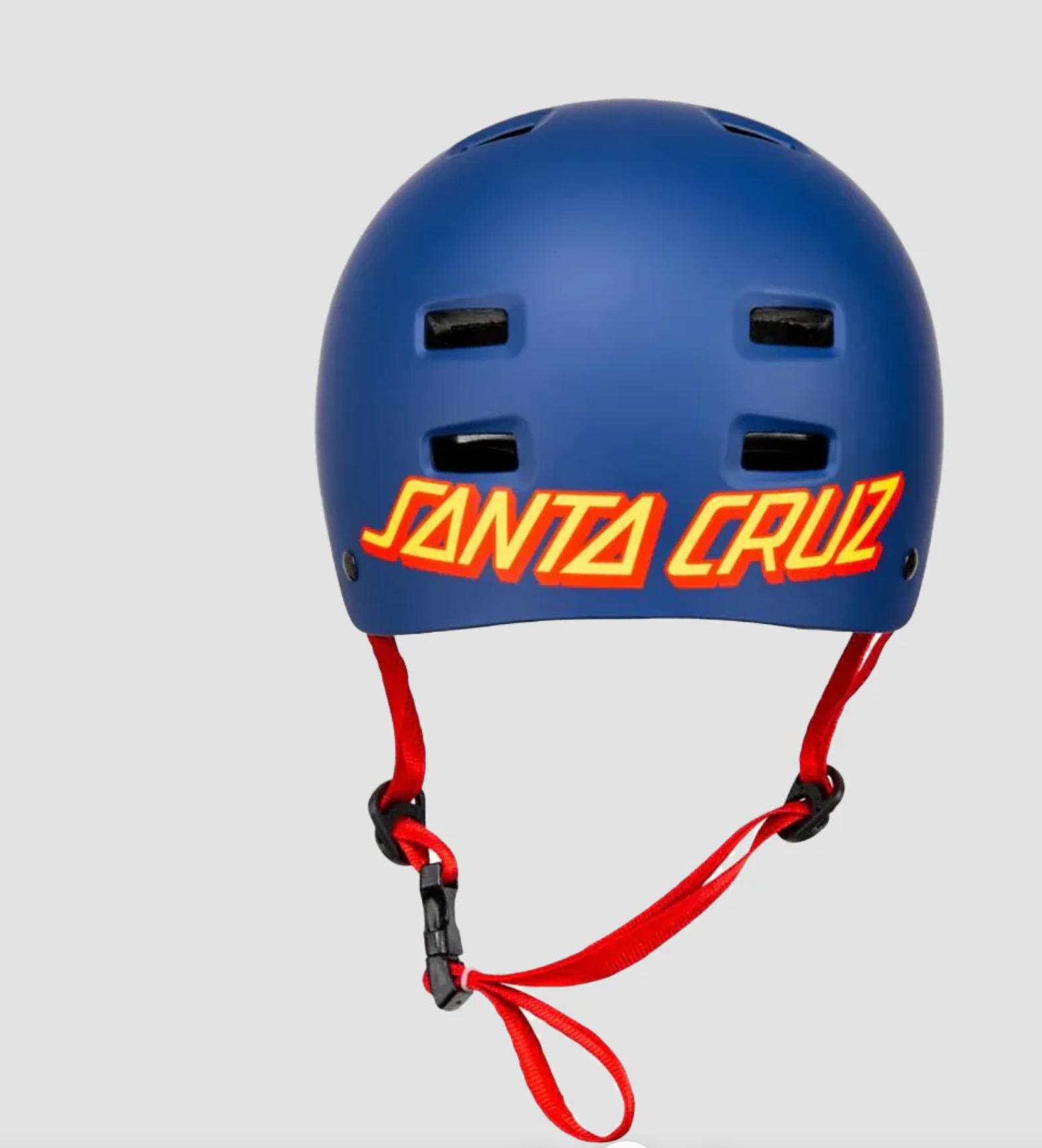 Bullet T X santa cruz helmet strip logo helmet matt blue