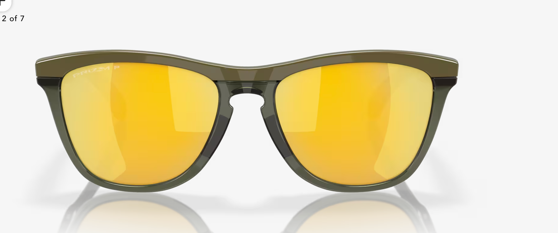 OAKLEY FROGSKINS )Prizm 24k Polarized Lenses, Dark Brush Frame