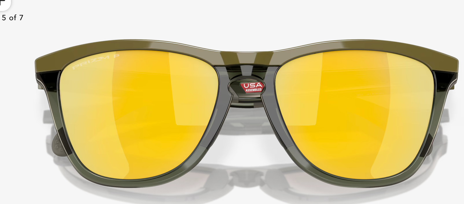 OAKLEY FROGSKINS )Prizm 24k Polarized Lenses, Dark Brush Frame