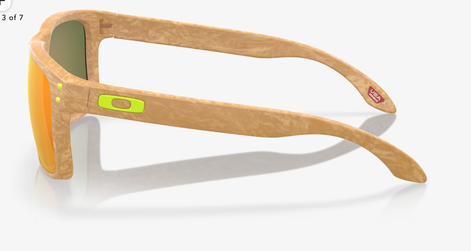 OAKLEY HOLBROOK )Prizm Ruby Polarized Lenses, Matte Stone Desert Tan Frame