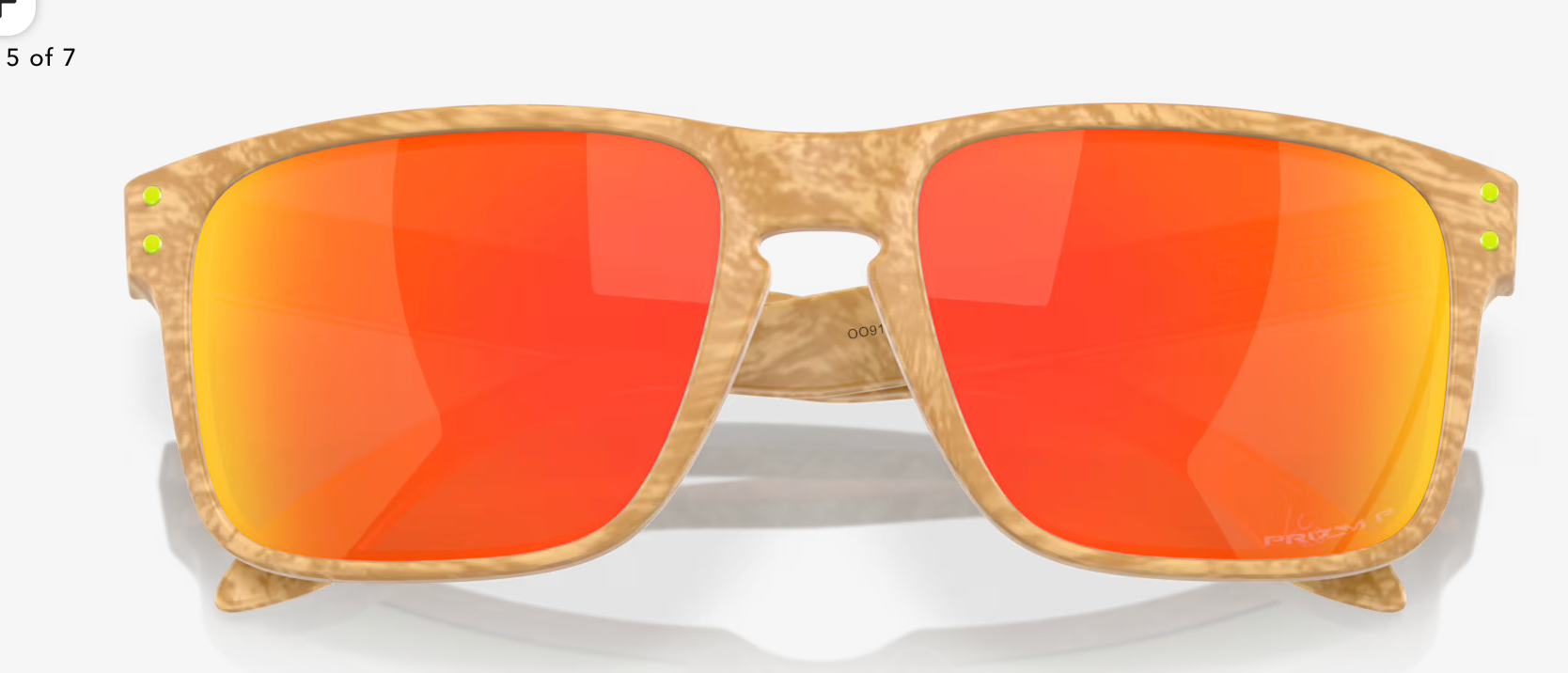 OAKLEY HOLBROOK )Prizm Ruby Polarized Lenses, Matte Stone Desert Tan Frame