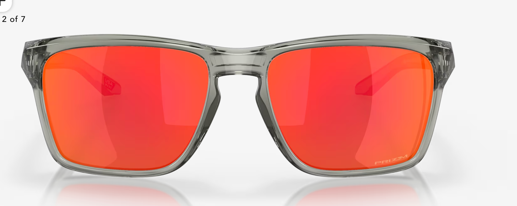 OAKLEY SYLAS Prizm Ruby Lenses, Grey Ink Frame