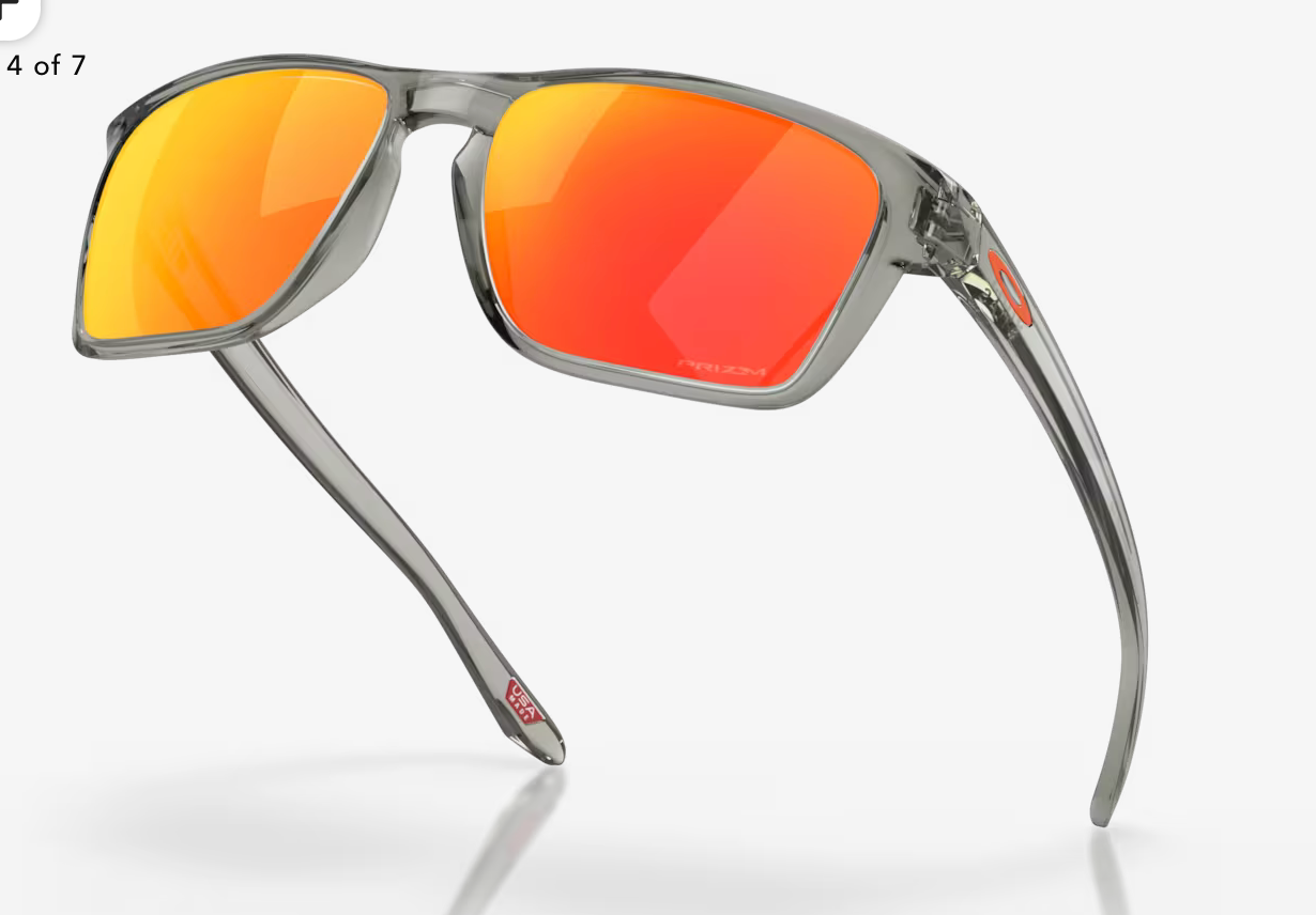 OAKLEY SYLAS Prizm Ruby Lenses, Grey Ink Frame