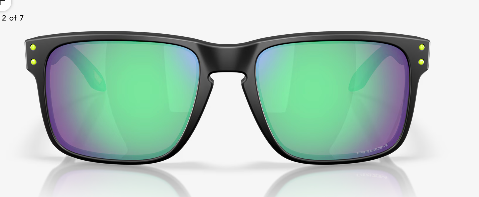 OAKLEY HOLBROOK Prizm Road Jade Lenses, Matte Black Frame