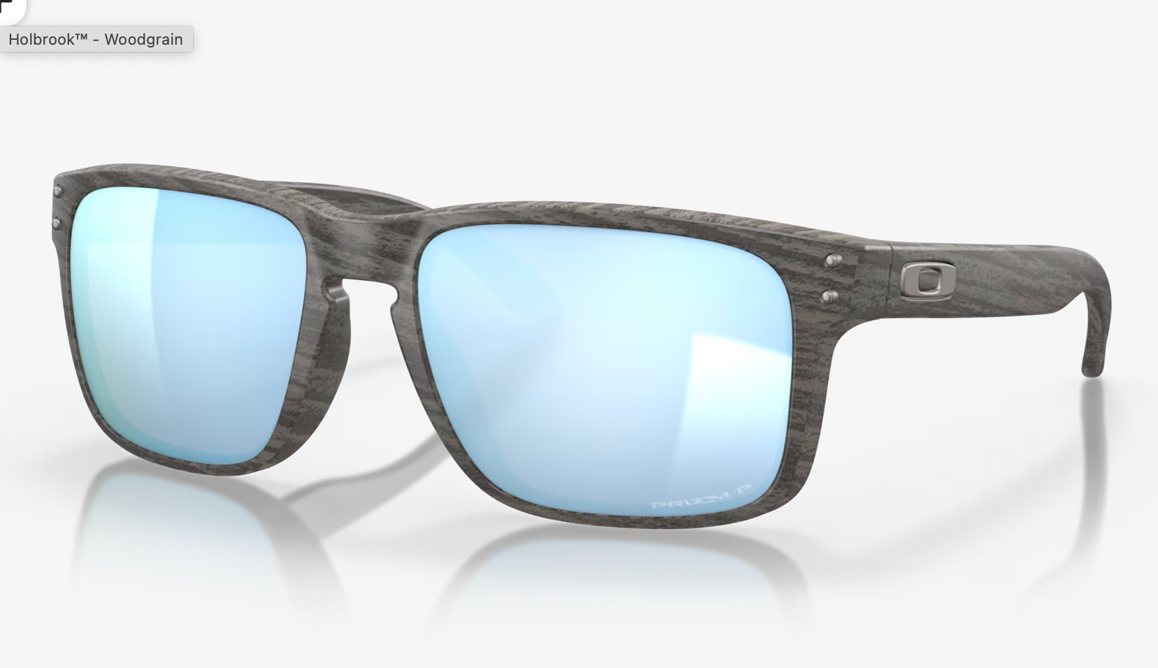 OAKLEY HOLBROOK Prizm Deep Water Polarized Lenses, Woodgrain Frame