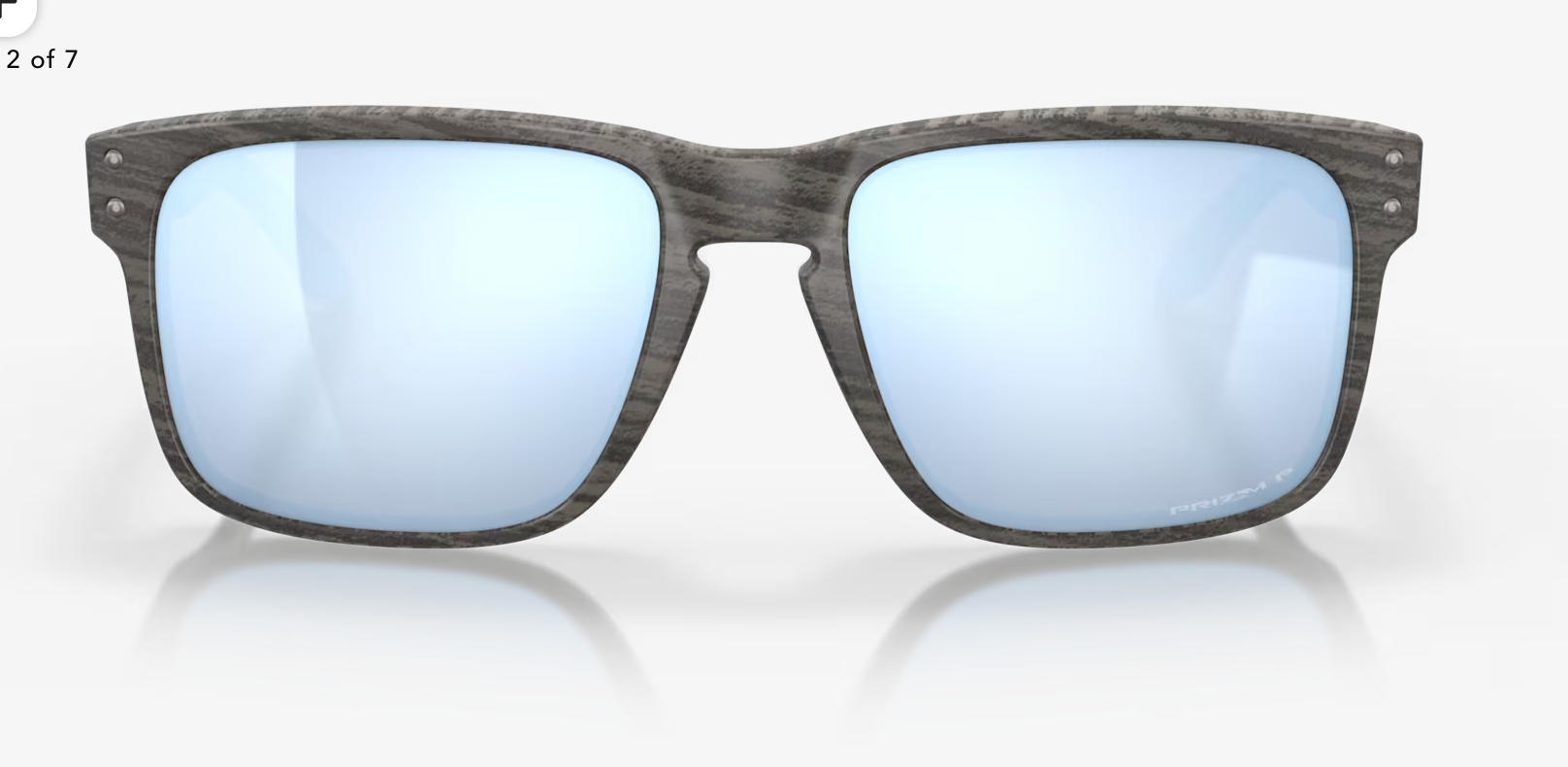 OAKLEY HOLBROOK Prizm Deep Water Polarized Lenses, Woodgrain Frame