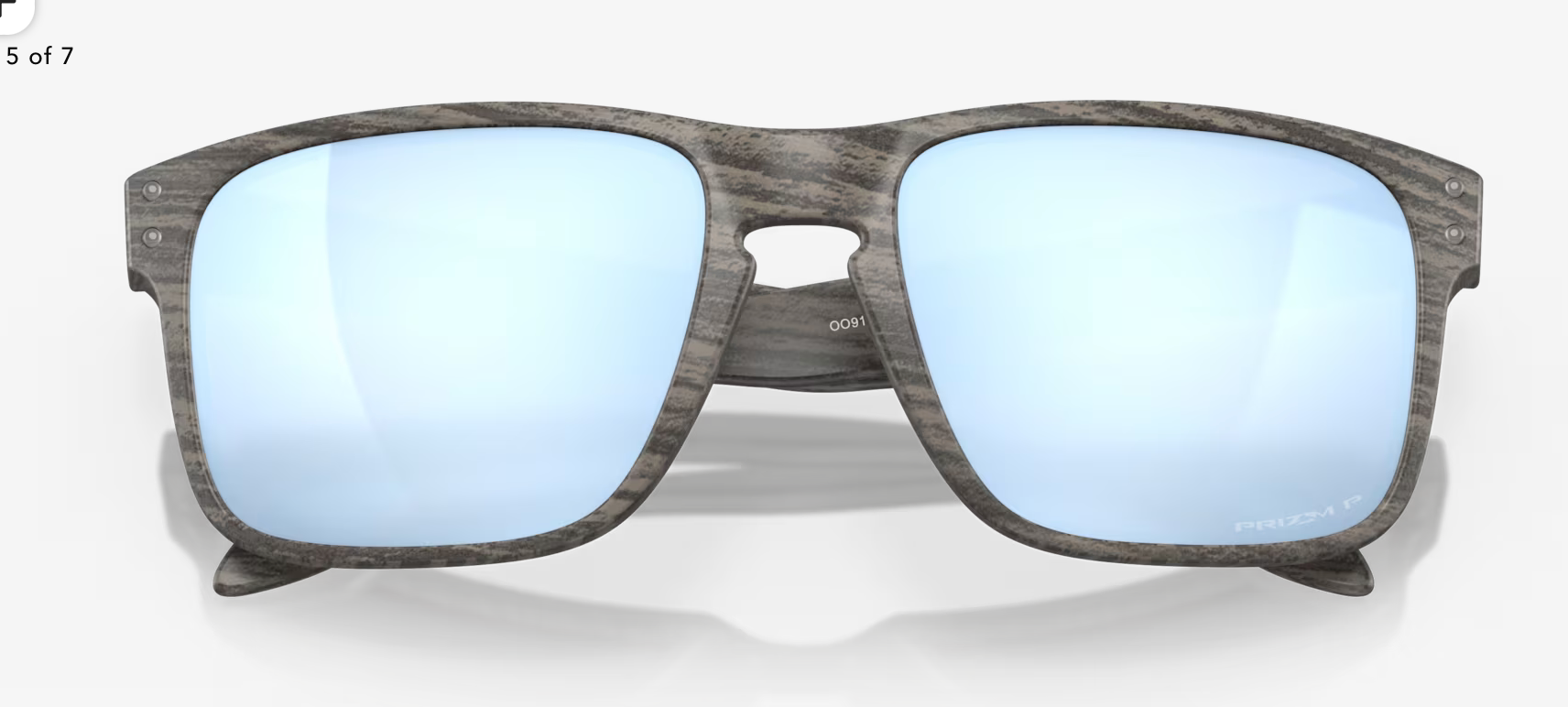 OAKLEY HOLBROOK Prizm Deep Water Polarized Lenses, Woodgrain Frame