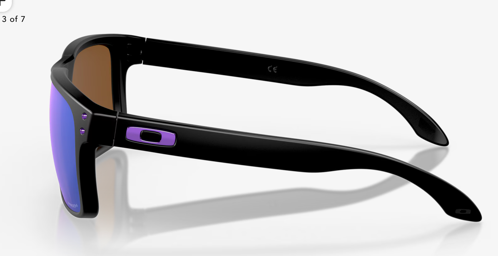 OAKLEY HOLBROOK )Prizm Violet Lenses, Matte Black Frame
