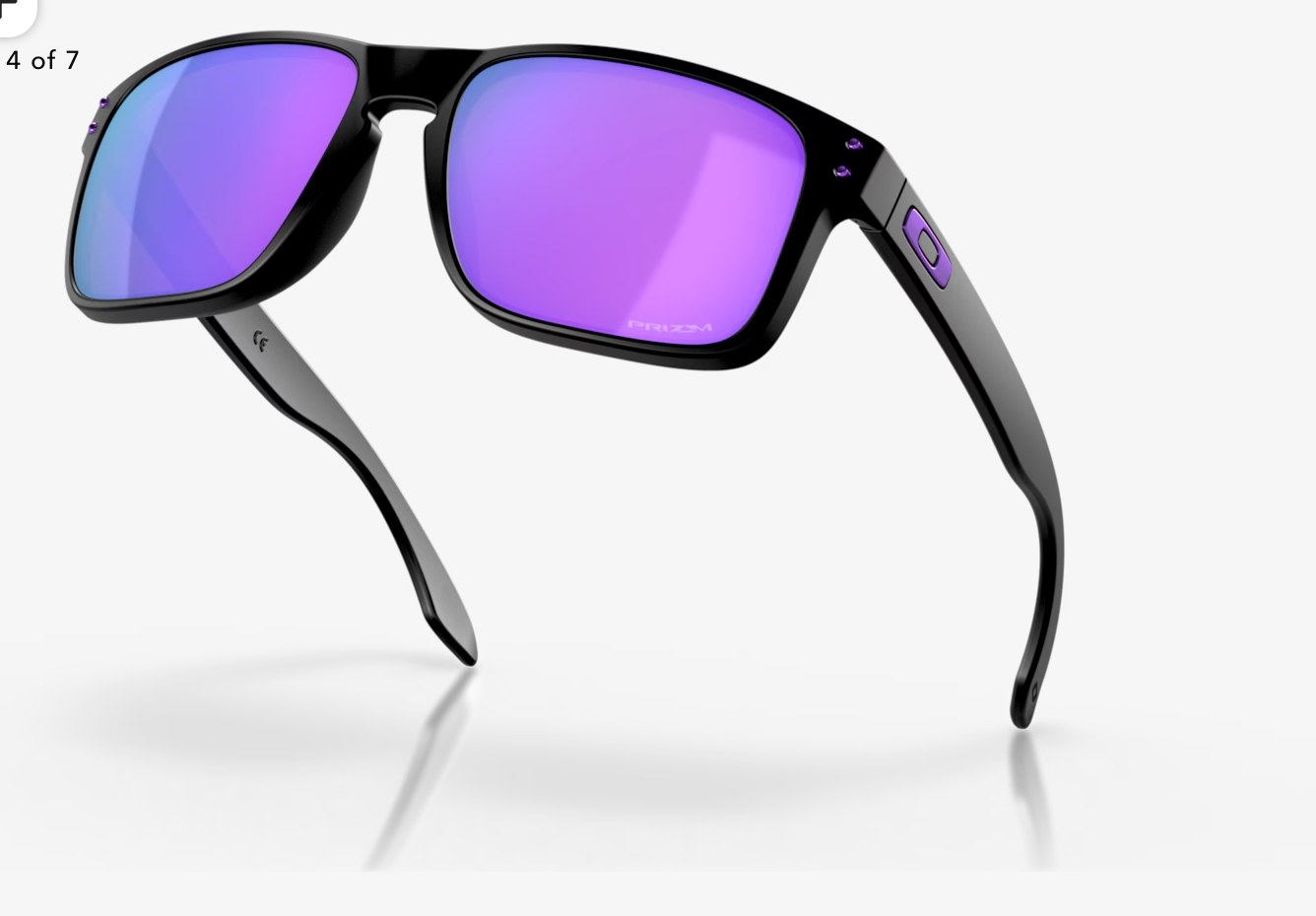 OAKLEY HOLBROOK )Prizm Violet Lenses, Matte Black Frame
