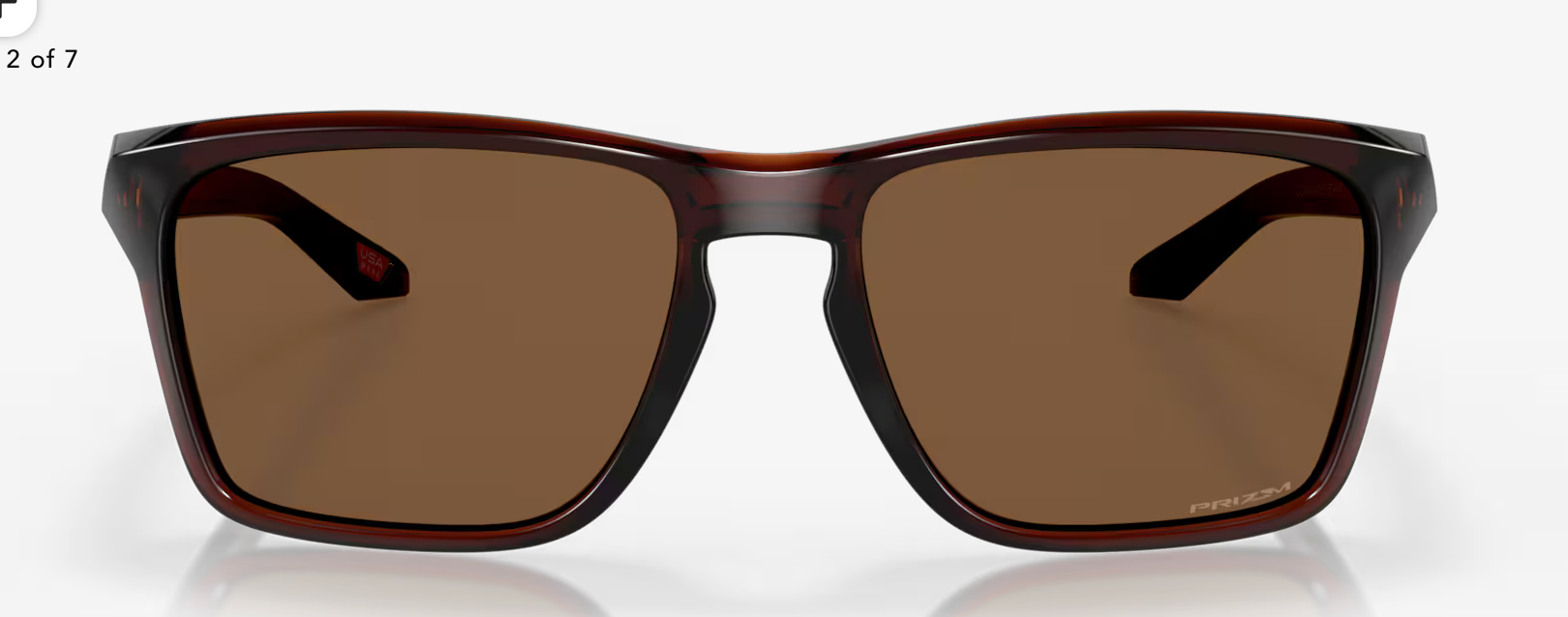 OAKLEY SYLAS )Prizm Bronze Lenses, Polished Rootbeer Frame