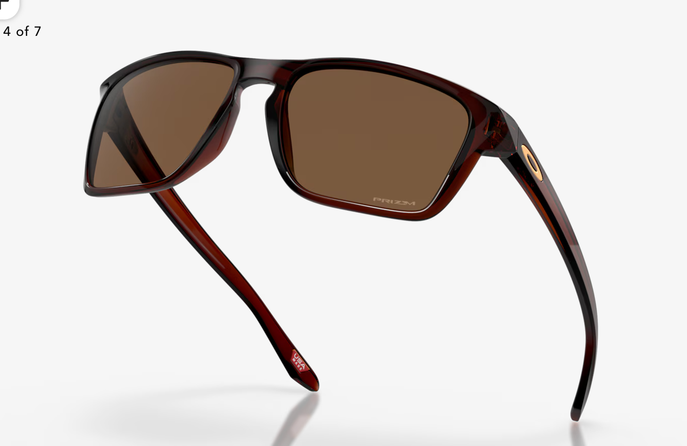 OAKLEY SYLAS )Prizm Bronze Lenses, Polished Rootbeer Frame