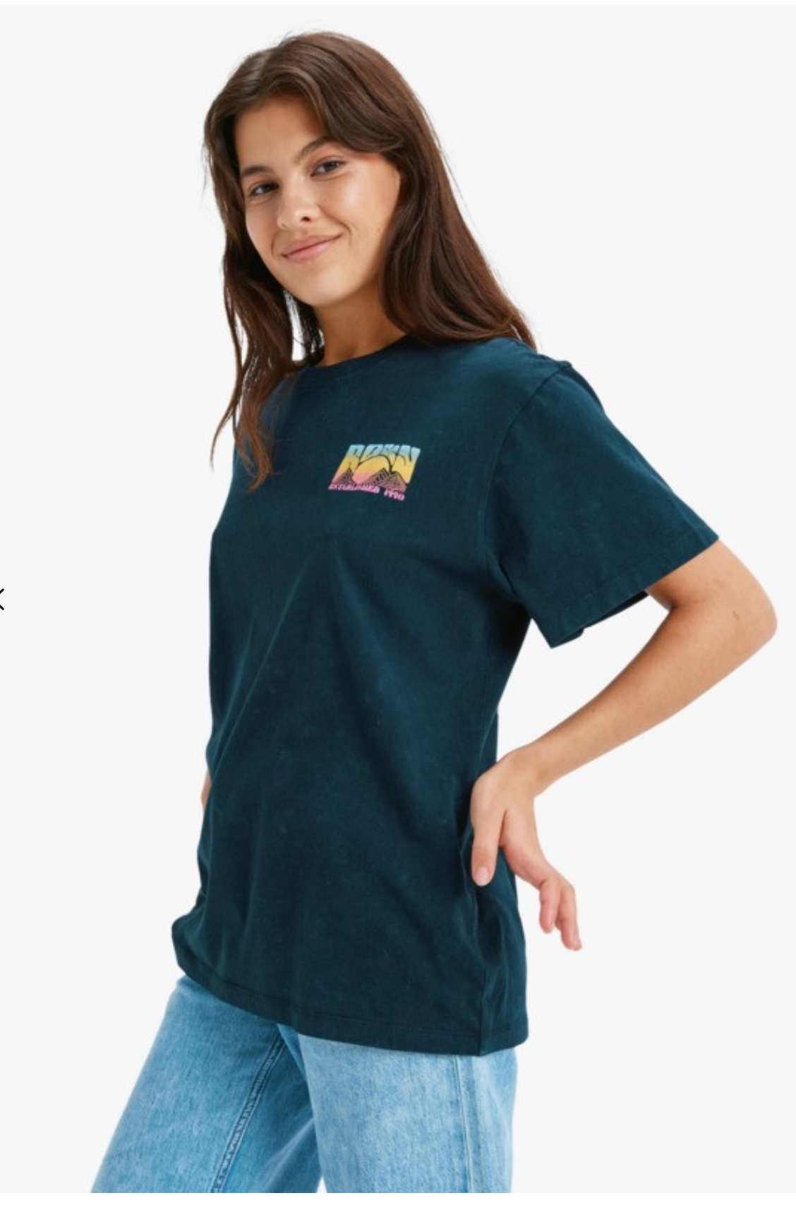 Roxy Sunnyoversize Optic Wash - Oversized T-Shirt for Women