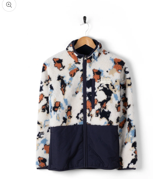 SALTROCK Folie - Womens ZIp Fleece - Zip - Blue