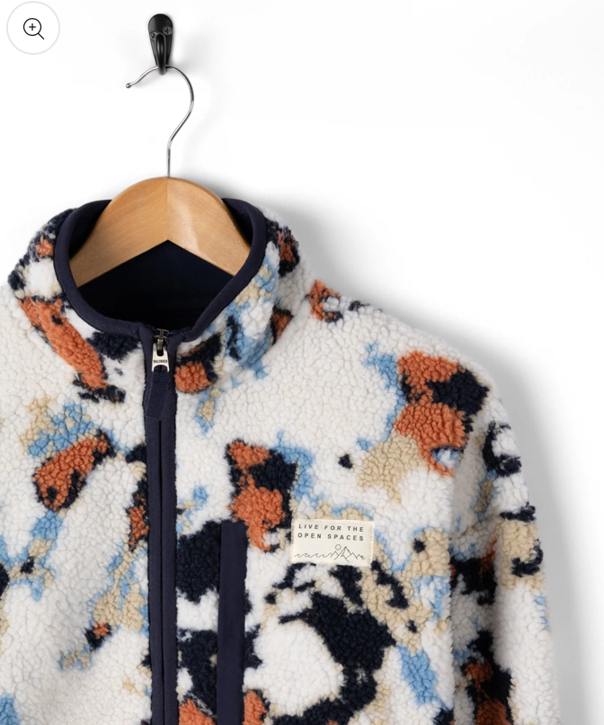 SALTROCK Folie - Womens ZIp Fleece - Zip - Blue