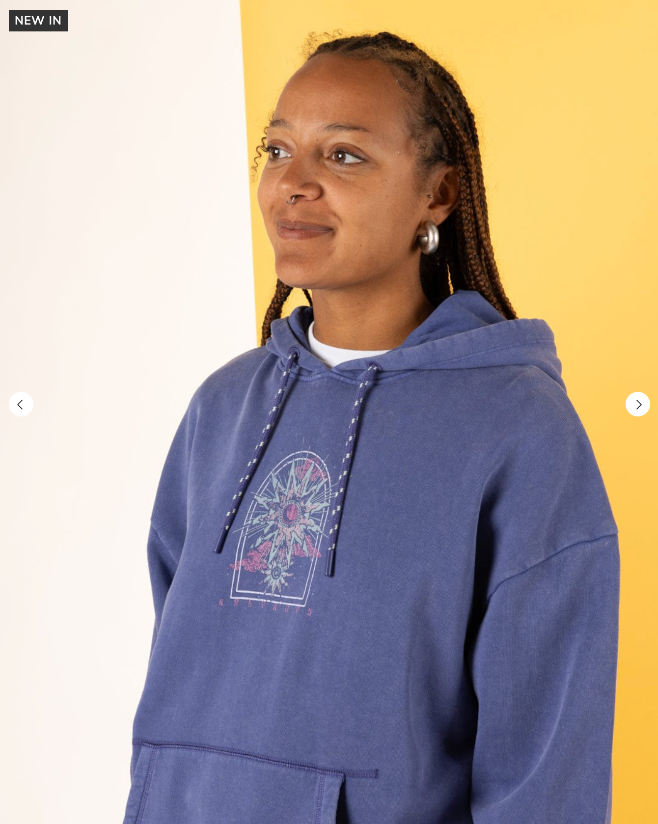 SALTROCK Eclipse - Womens Oversized Pop Hoodie - Purple