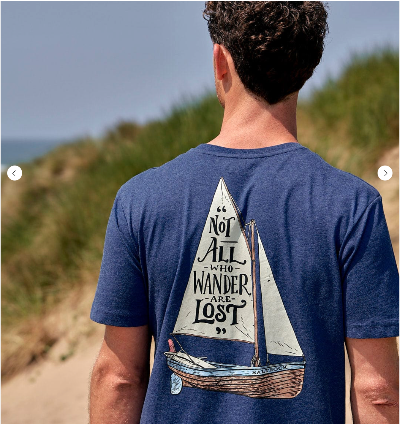 SALTROCK Lost Ships - Mens Short Sleeve T-Shirt - Navy