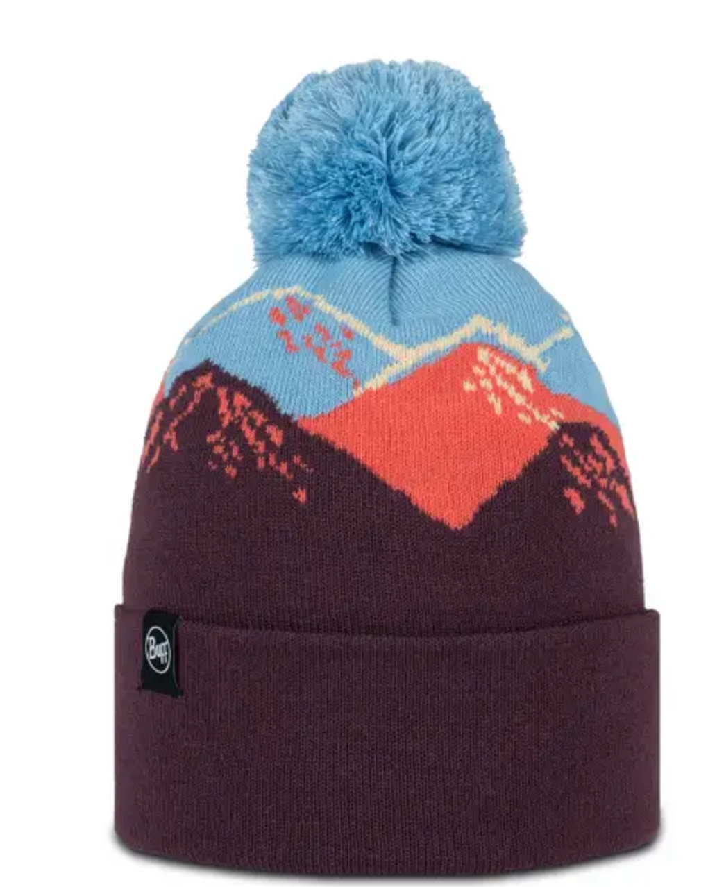 BUFF Knitted Beanie Tatik Burgundy