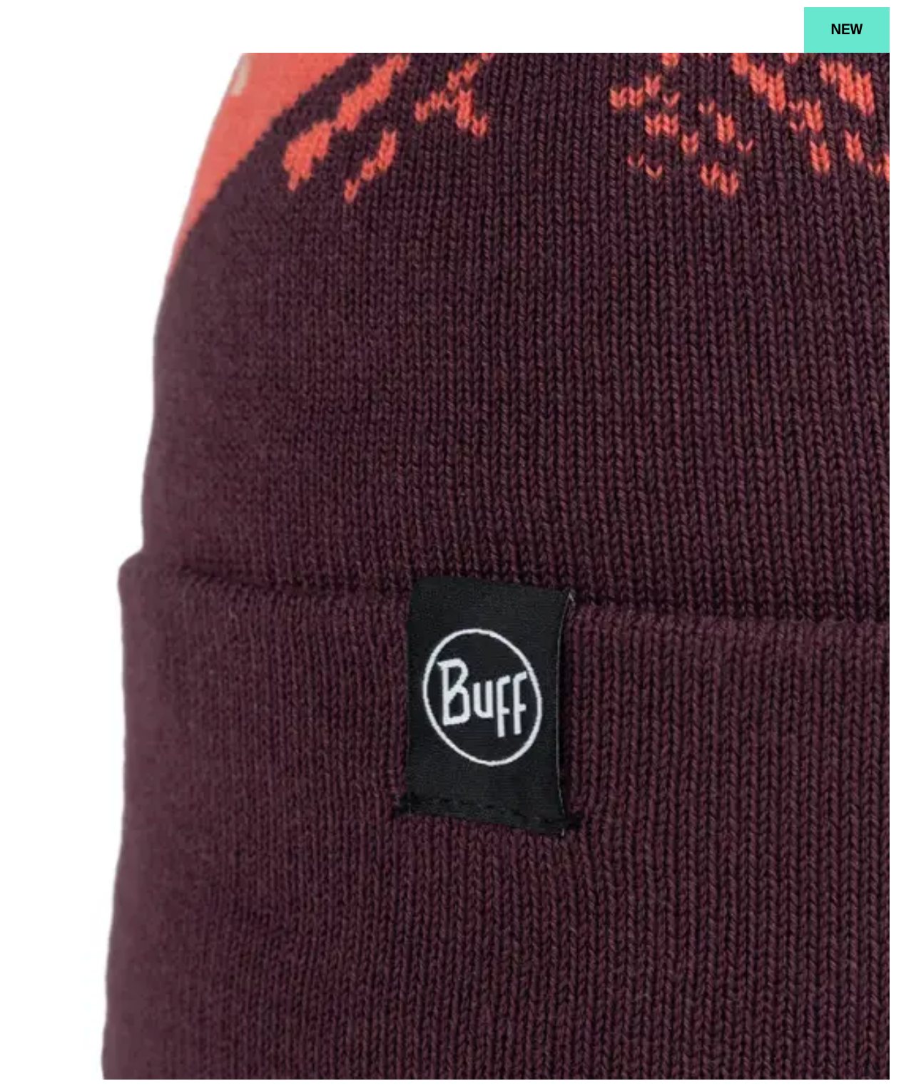 BUFF Knitted Beanie Tatik Burgundy