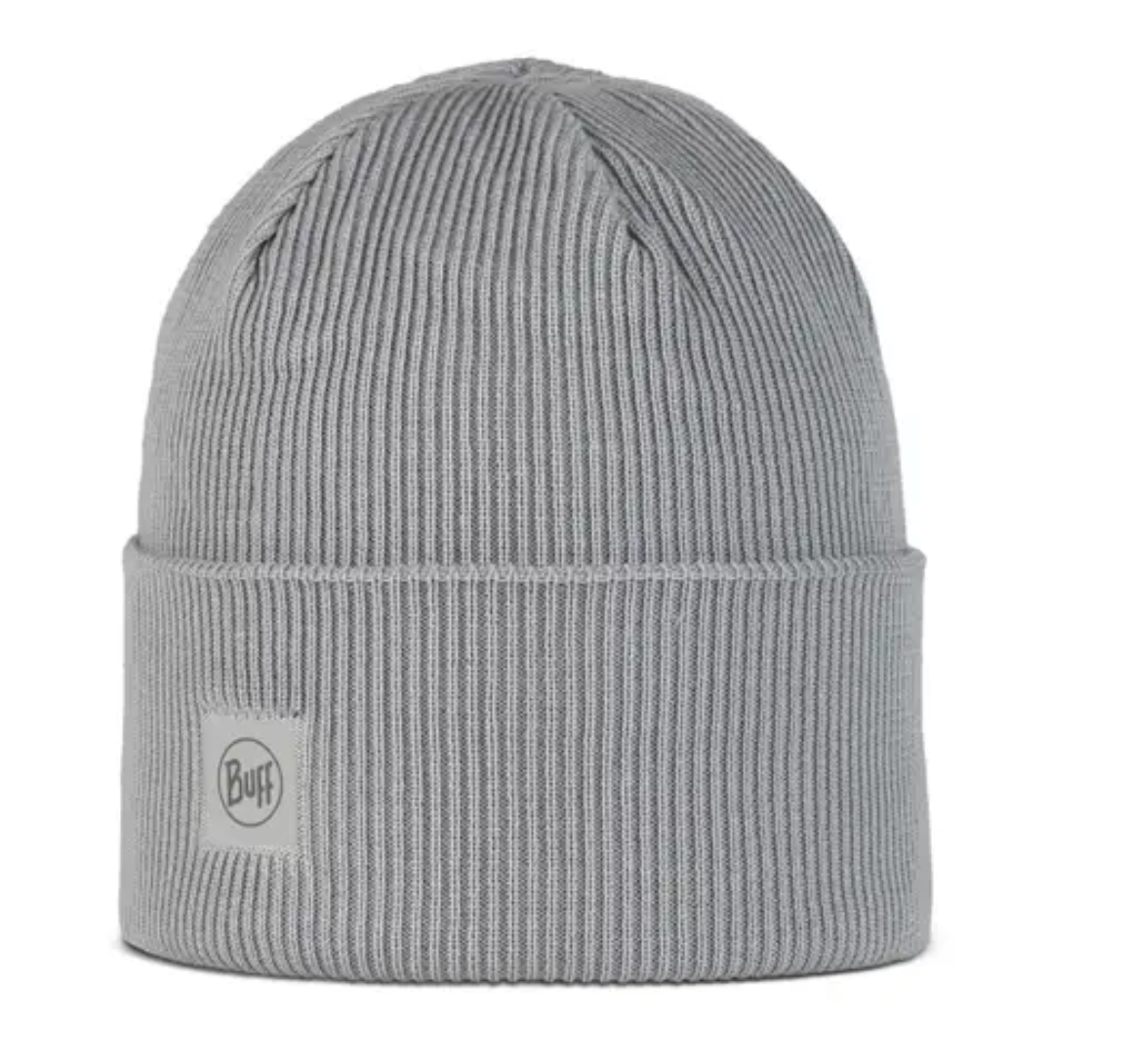 BUFF CrossKnit Beanie Solid Light Grey