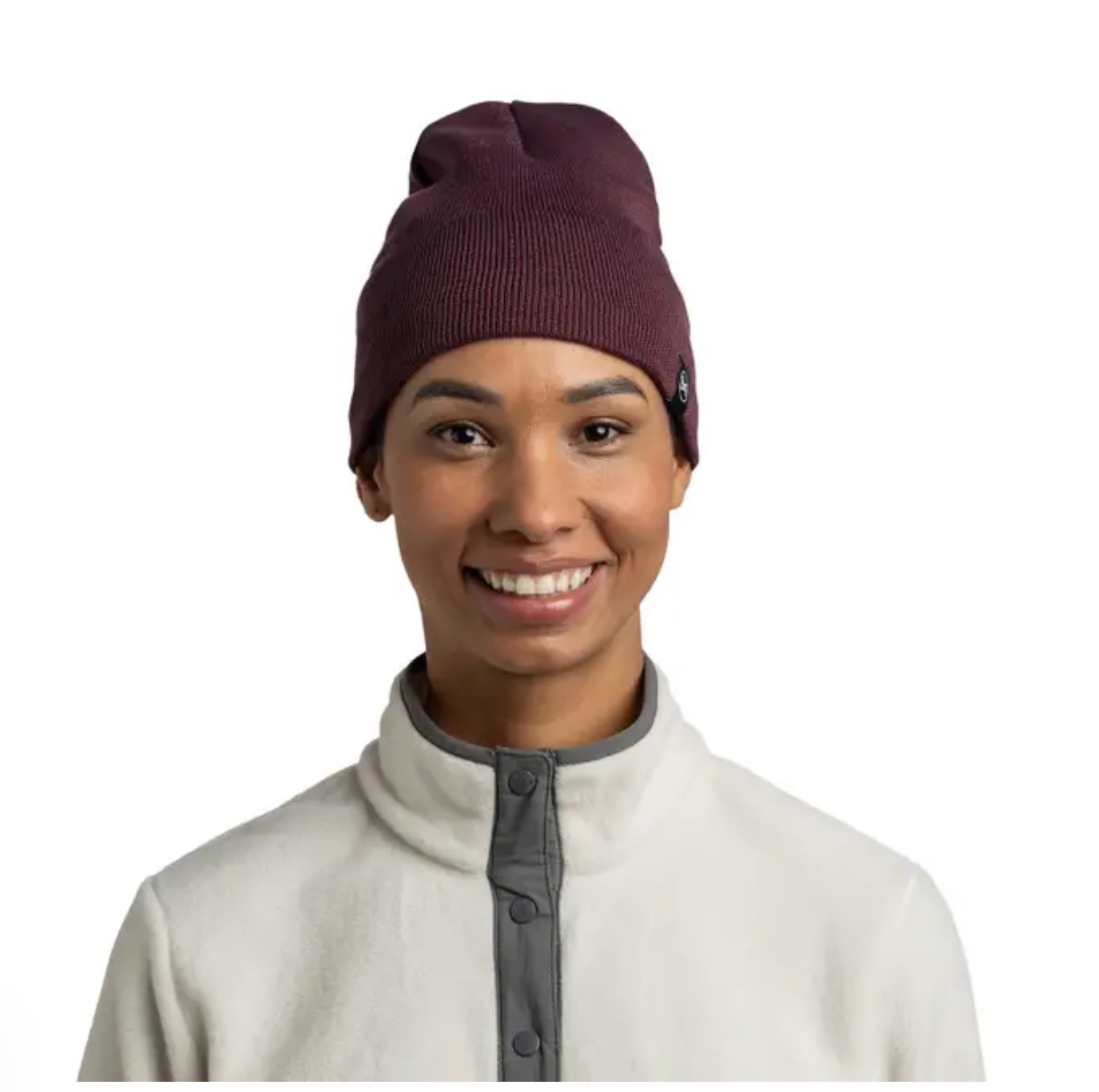 BUFF Knitted & Polar Beanie Lilon Short Burgundy