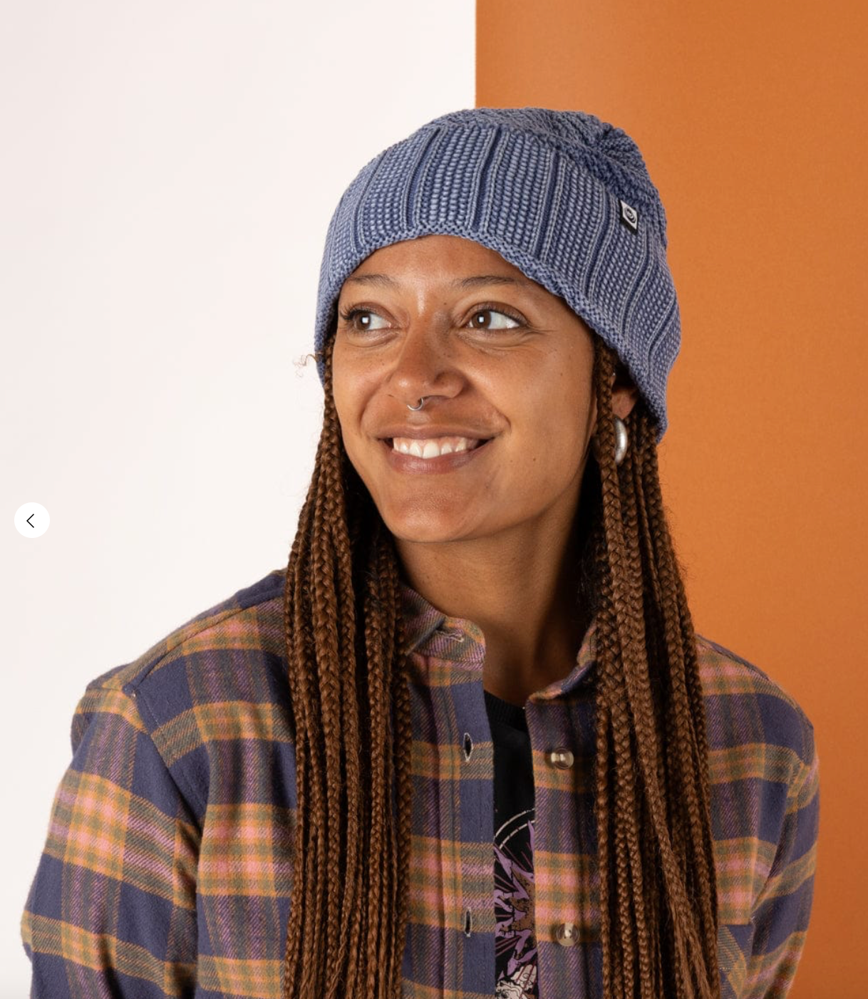 SALTROCK Colt - Acid Wash Beanie - Blue