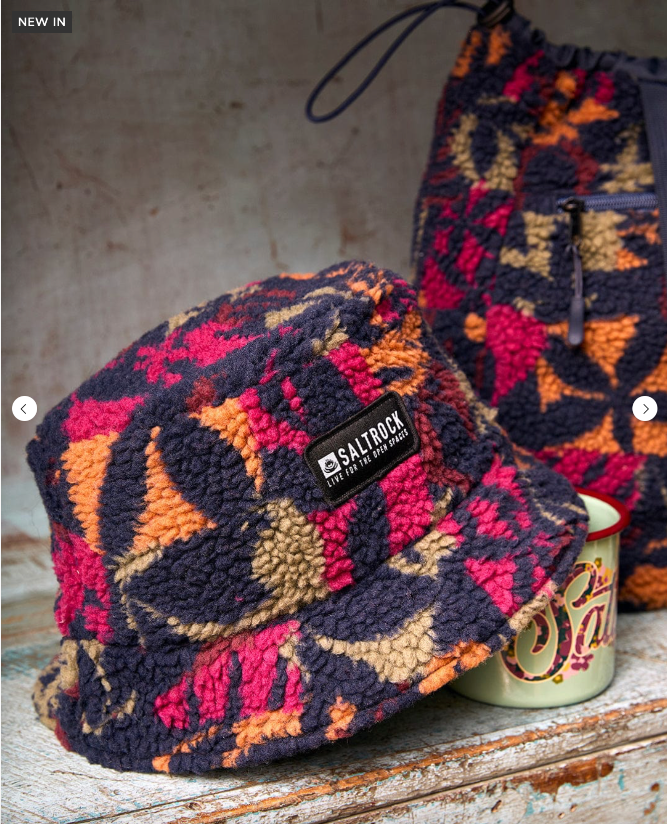 SALTROCK Balance - Borg Reversible Bucket Hat - Blue Print