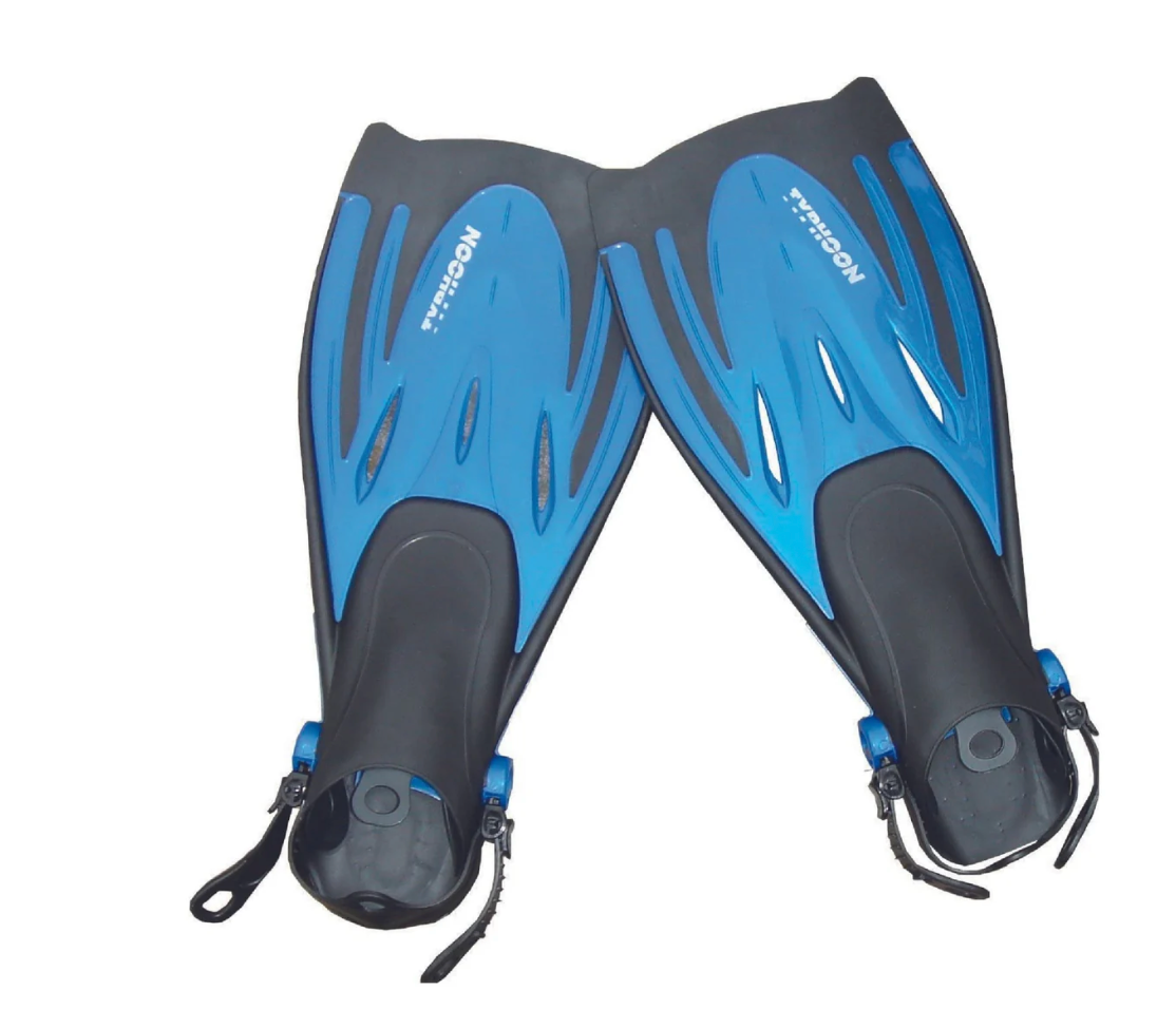 Typhoon Kids T-jet Adjustable Fins - BLUE -