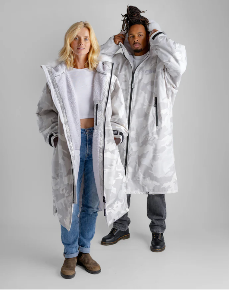 Alpine White Camo Advance Changing Robe