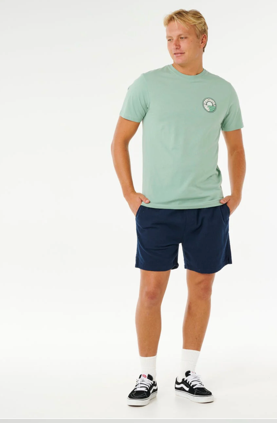 Rip Curl pacific rinse stacked t-shirt