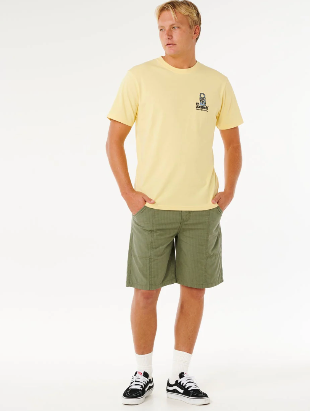 Ripcurl vaporcool search stacked t-shirt