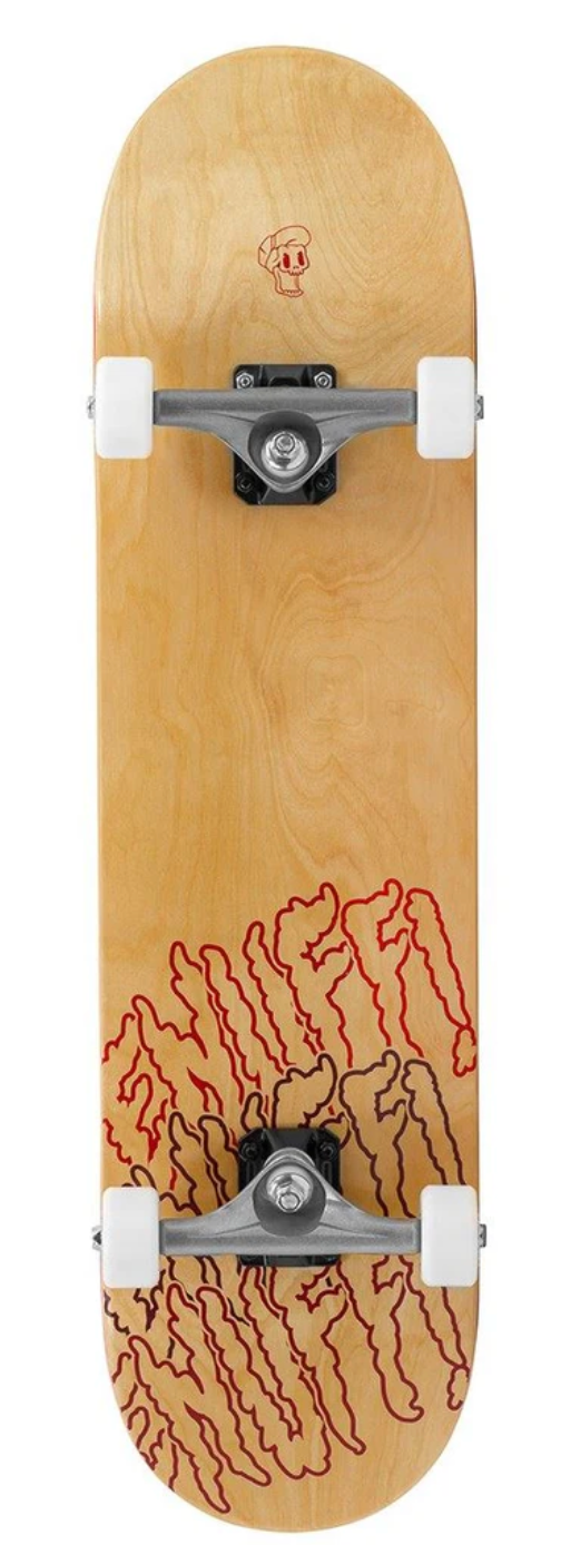 ENUFF THREE TIER RELOADED SKATEBOARDNATURAL COMPLETE SKATEBOARD - 8.0"