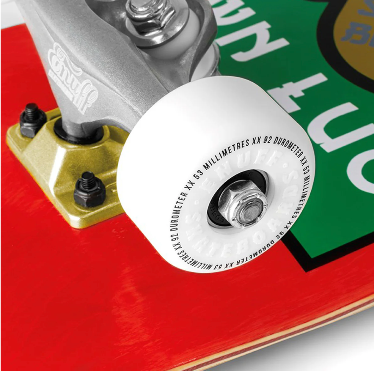ENUFF LUCKY CAT SKATEBOARD RED - 8"