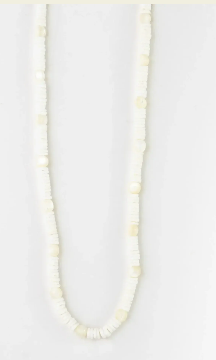 MADASARI BEACH MOTHER OF PEARL NECKLACE- KALN-003
