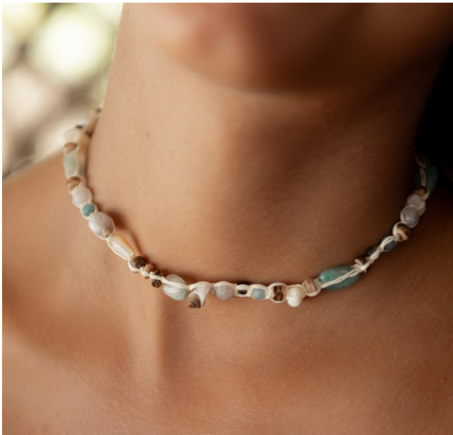 PINEAPPLE BALINESE CHOKER -NIXN-011