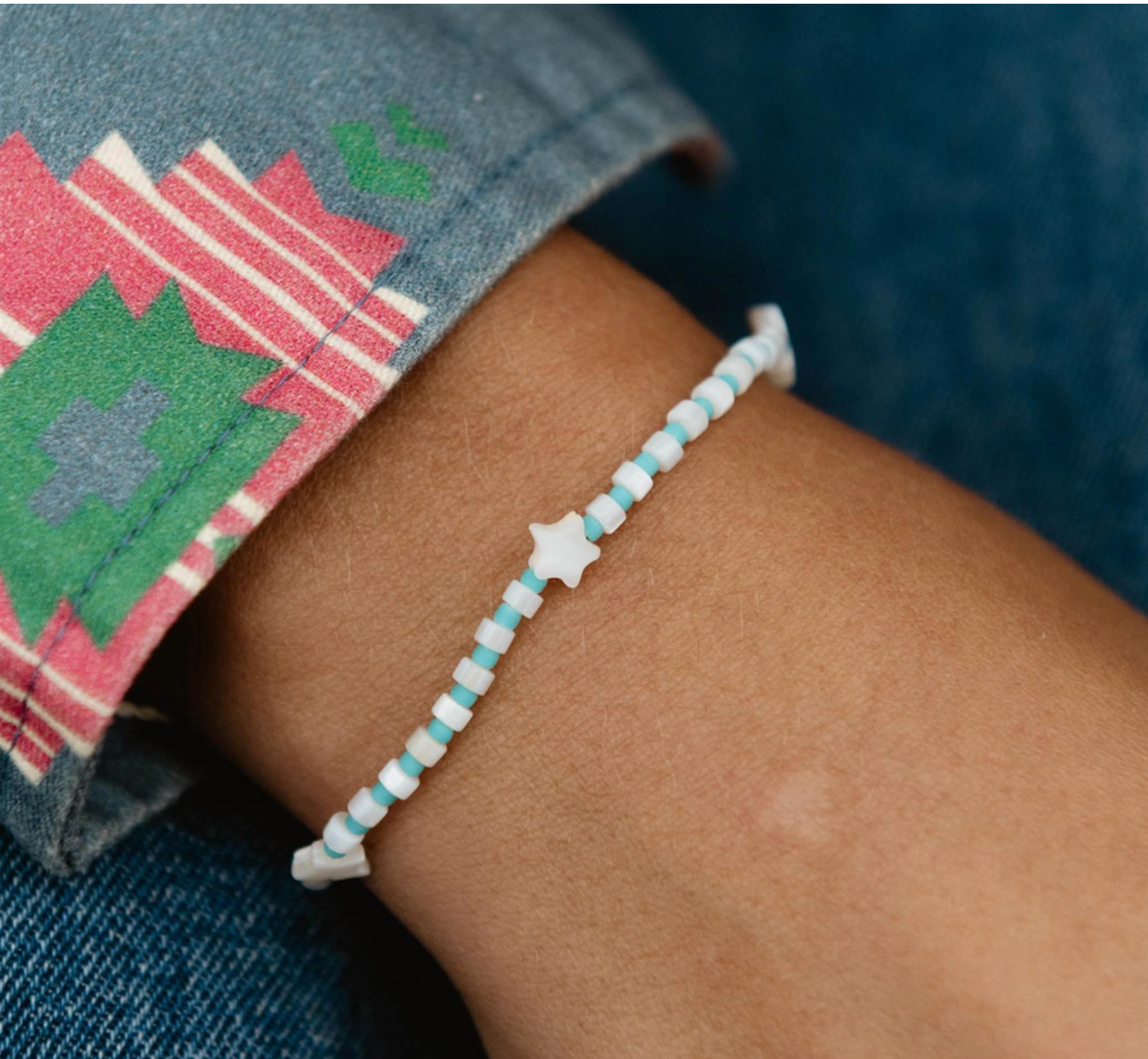 PINEAPPLE AURORA STAR BEADED BRACELET - NICEP -052