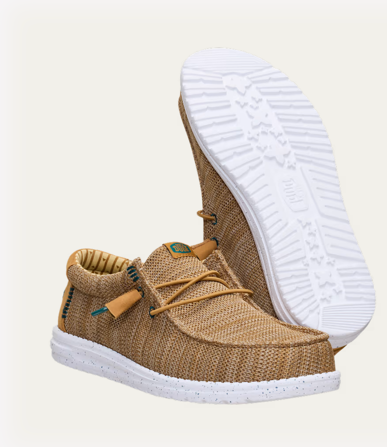 DUDE Wally Stretch Sox - Bone Brown / Multi