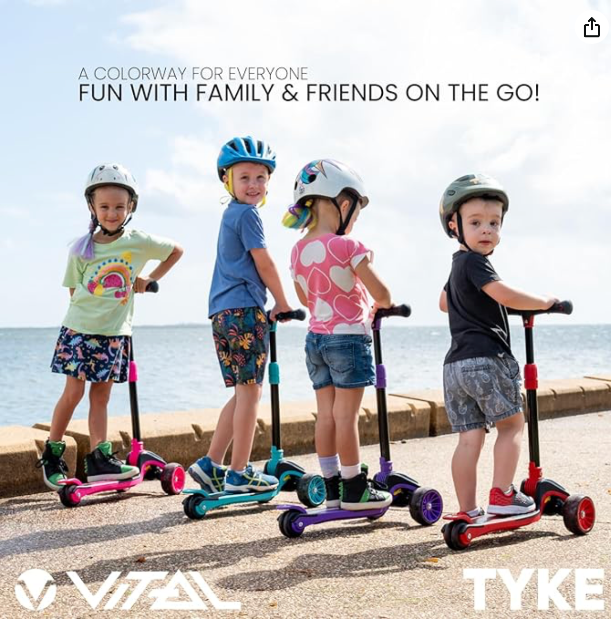 VITAL TYKE SCOOTER- PINK - SPECIAL OFFER