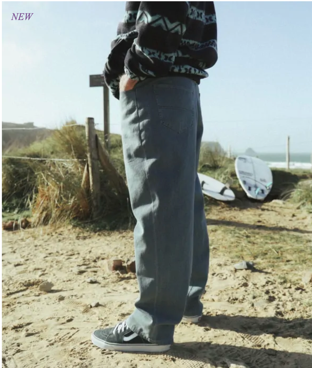 OXBOW -DUTY WASHED FIVE-POCKET PANTS