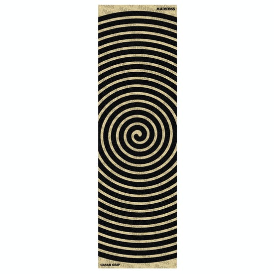 Madness Swirl Clear Griptape 9 Inch