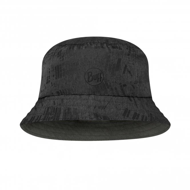 Buff Travel Bucket Hat -Gline-Black / Grey