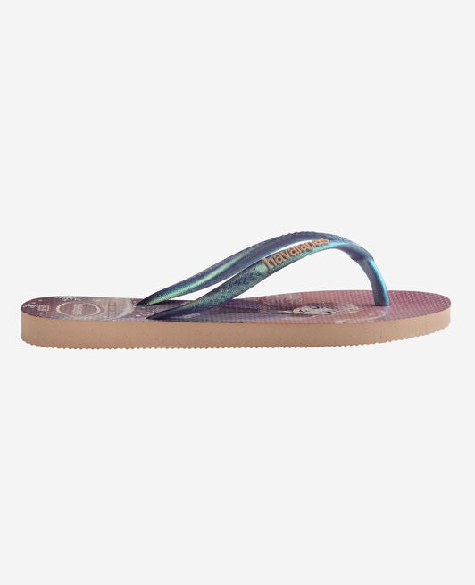 Havaianas Kids Slim Frozen Crystal Rose Flip-Flops- SALE -